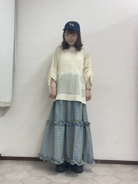 ﾀｼﾞﾏさん（レディース・154cm）の春コーディネート