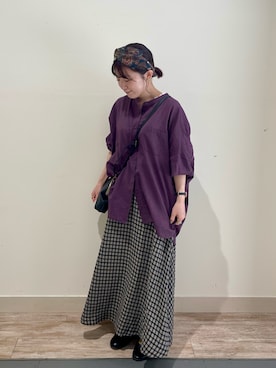 ﾀｼﾞﾏさん（レディース・154cm）の夏コーディネート