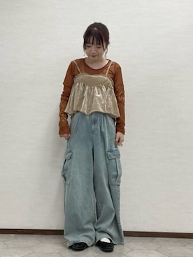 ﾀｼﾞﾏさん（レディース・154cm）の秋コーディネート