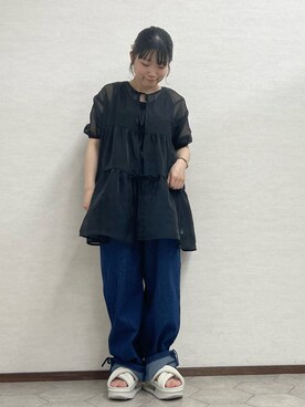 ﾀｼﾞﾏさん（レディース・154cm）の夏コーディネート