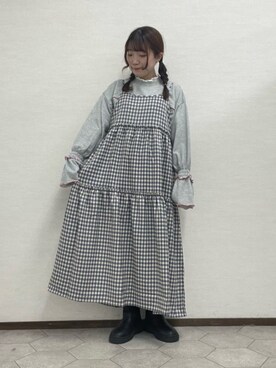 ﾀｼﾞﾏさん（レディース・154cm）の冬コーディネート