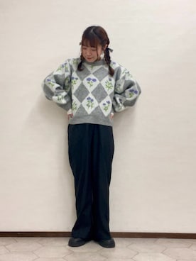 ﾀｼﾞﾏさん（レディース・154cm）の冬コーディネート