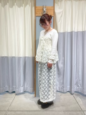 ﾀｼﾞﾏさん（レディース・154cm）の春コーディネート