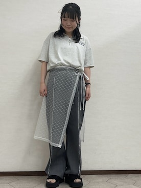 ﾀｼﾞﾏさん（レディース・154cm）の夏コーディネート