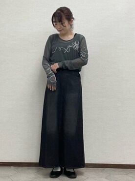 ﾀｼﾞﾏさん（レディース・154cm）の秋コーディネート