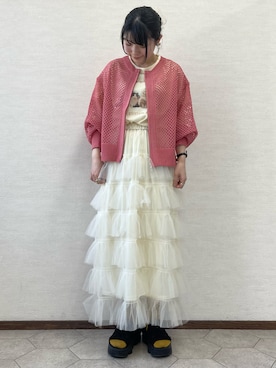 ﾀｼﾞﾏさん（レディース・154cm）の夏コーディネート