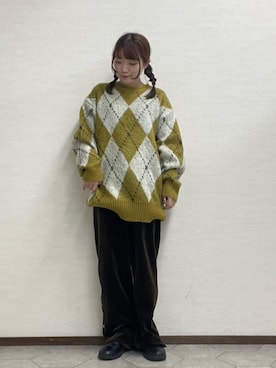 ﾀｼﾞﾏさん（レディース・154cm）の冬コーディネート