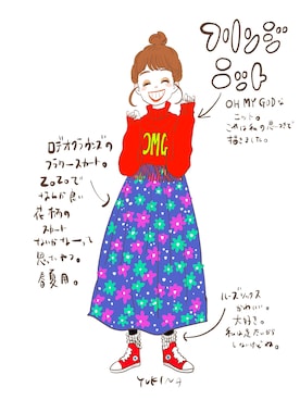 Yukina Fujiwaraさんのコーディネート