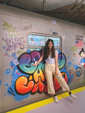 「6IXTY8IGHTのアイテム（トップス）」を使った、helenszeeeeさん（レディース・168cm）の夏コーディネート