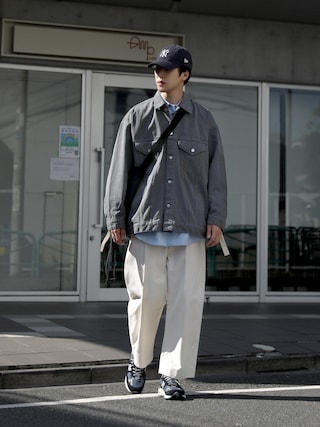 STUDIO NICHOLSON ボリュームパンツ BEN グレー 2023AW】 STUDIO NICHOLSON （スタジオニコルソン） 