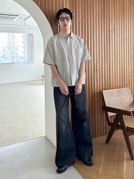 「バギーパンツ」｜yugoさん（メンズ・183cm）の夏コーディネート