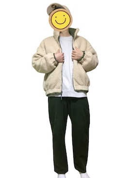 「OFFICIAL GOODS（オフィシャルグッズ）のアイテム」を使った、yellow manさん（メンズ・173cm）の冬コーディネート