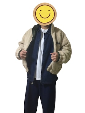 「セットアップ風」｜「アイテム（ブルゾン）」を使った、yellow manさん（メンズ・173cm）の秋コーディネート
