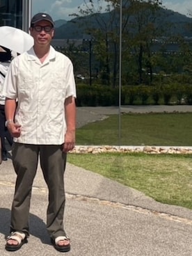 「VINTAGE（ヴィンテージ）のアイテム」を使った、mackさん（メンズ・175cm）の夏コーディネート