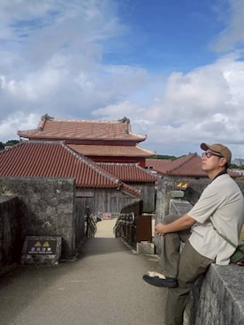 「VINTAGE（ヴィンテージ）のアイテム（シャツ/ブラウス）」を使った、mackさん（メンズ・175cm）の秋コーディネート