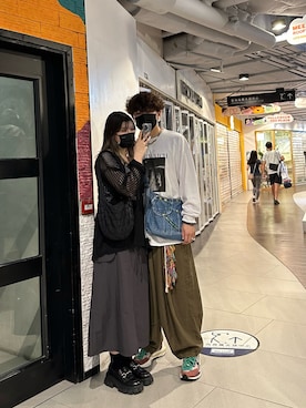 「アイテム（ローファー）」を使った、aeram13さん（レディース・160cm）の秋コーディネート