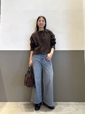 「アイテム（アクセサリー）」を使った、fukaseさん（レディース・162cm・30代）の秋コーディネート