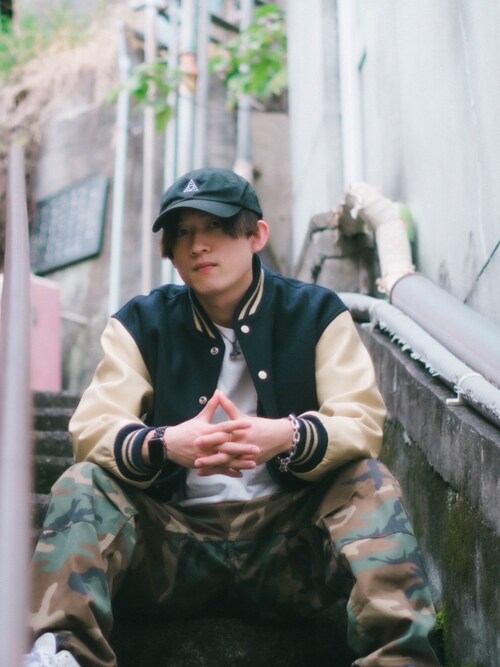まつのした Hufのキャップを使ったコーディネート Wear
