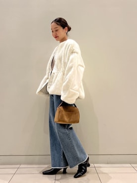 「UNITED ARROWS（ユナイテッドアローズ）のアイテム」を使った、岸原（kishihara）さん（レディース・156cm）の秋コーディネート