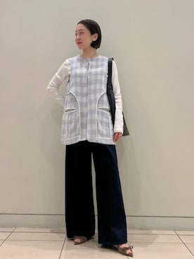 「UNITED ARROWS（ユナイテッドアローズ）のアイテム」を使った、岸原（kishihara）さん（レディース・156cm）の春コーディネート