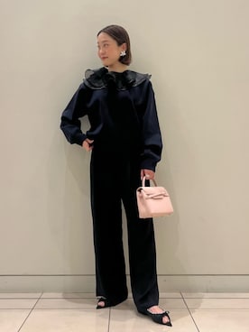 「IRIS47（イリスフォーセブン）のアイテム」を使った、岸原（kishihara）さん（レディース・156cm）の冬コーディネート