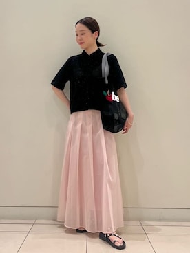 岸原（kishihara）さん（レディース・156cm）の夏コーディネート