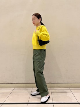 「Paraboot（パラブーツ）のアイテム」を使った、岸原（kishihara）さん（レディース・154cm）の冬コーディネート