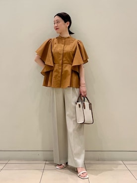「UNITED ARROWS（ユナイテッドアローズ）のアイテム」を使った、岸原（kishihara）さん（レディース・156cm）の夏コーディネート