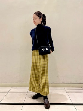 岸原（kishihara）さん（レディース・154cm）の冬コーディネート