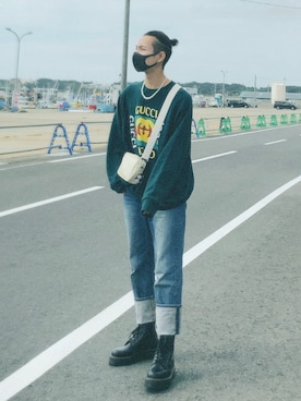 「bootleg」｜永遠さん（メンズ・181cm）の冬コーディネート