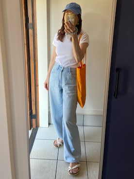 「HAY（ヘイ）のアイテム」を使った、𝑒𝑟𝑖𝑐𝑎さん（レディース・157cm）の夏コーディネート