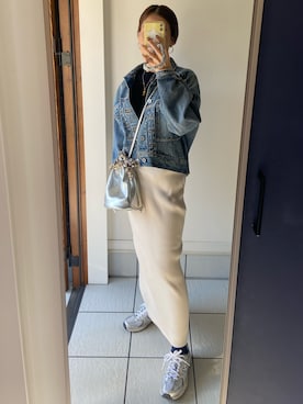 「アイテム（マニキュア/ジェルネイル）」を使った、𝑒𝑟𝑖𝑐𝑎さん（レディース・157cm）の冬コーディネート