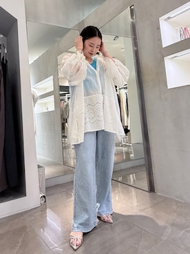 「DouDou（ドゥドゥ）のアイテム（アクセサリー）」を使った、yukiさん（レディース・161cm）の夏コーディネート