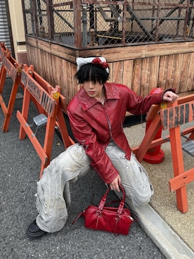 「PERSONSOUL（パーソンソウル）のアイテム」を使った、yu_ta7さん（メンズ・175cm）の秋コーディネート