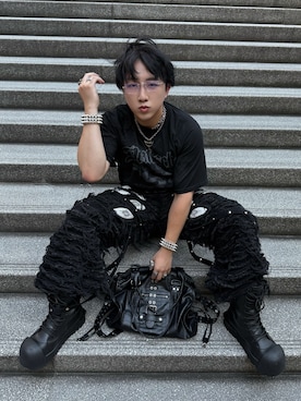 「アイテム（バッグ）」を使った、yu_ta7さん（メンズ・175cm）の夏コーディネート