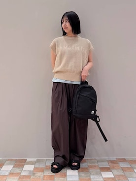 「BARNYARDSTORM（バンヤードストーム）のアイテム（トップス）」を使った、byrrinnaさん（レディース・155cm）の春コーディネート