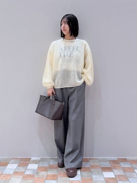 「アイテム（チョーカー）」を使った、byrrinnaさん（レディース・155cm）の冬コーディネート