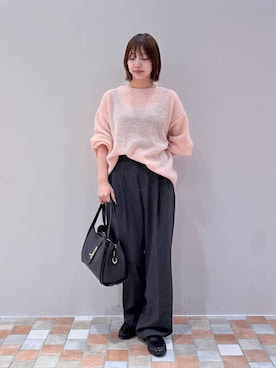 「MILOS（ミロス）のアイテム」を使った、byrrinnaさん（レディース・155cm）の秋コーディネート
