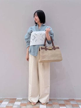 「COTTO（コトゥー）のアイテム」を使った、byrrinnaさん（レディース・155cm）の春コーディネート