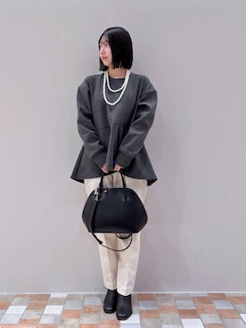 「BARNYARDSTORM」｜byrrinnaさん（レディース・155cm）の冬コーディネート