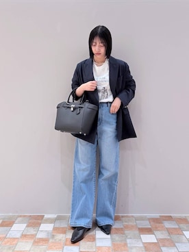 「Mazell（マゼル）のアイテム」を使った、byrrinnaさん（レディース・155cm）の冬コーディネート