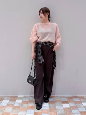 「MILOS（ミロス）のアイテム」を使った、byrrinnaさん（レディース・155cm）の秋コーディネート