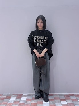 「BARNYARDSTORM（バンヤードストーム）のBARNYARDSTORM / ハイブリッドストレッチブーツ（ブーツ）」を使った、byrrinnaさん（レディース・155cm）の秋コーディネート