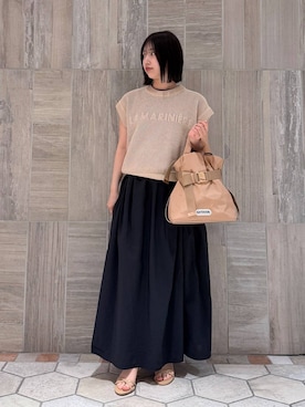 「BARNYARDSTORM（バンヤードストーム）のアイテム（トップス）」を使った、byrrinnaさん（レディース・155cm）の春コーディネート