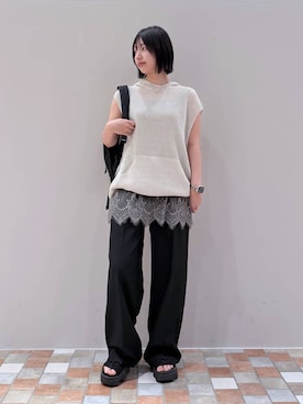 「Drifter（ドリフター）のアイテム」を使った、byrrinnaさん（レディース・155cm）の春コーディネート