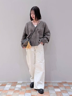 「BARNYARDSTORM（バンヤードストーム）のBARNYARDSTORM / ハイブリッドストレッチブーツ（ブーツ）」を使った、byrrinnaさん（レディース・155cm）の秋コーディネート