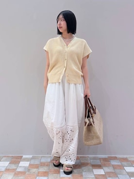 「COTTO（コトゥー）のアイテム」を使った、byrrinnaさん（レディース・155cm）の春コーディネート