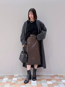 「BARNYARDSTORM（バンヤードストーム）のアイテム（ネックレス）」を使った、byrrinnaさん（レディース・155cm）の秋コーディネート