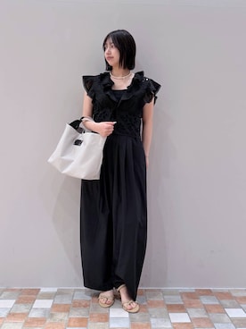 「BARNYARDSTORM（バンヤードストーム）のアイテム（トップス）」を使った、byrrinnaさん（レディース・155cm）の春コーディネート