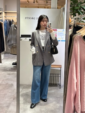 「アイテム（ジャケット/アウター）」を使った、nahoさん（レディース・161cm）の秋コーディネート